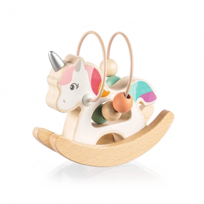 Wooden Activity Unicorn for Kids