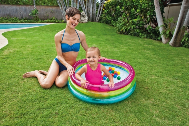 Inflatable Children's Pool 3 Chambers 86x25cm