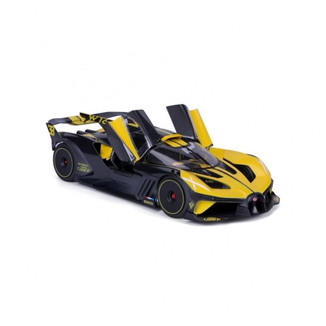 Bburago Bugatti Bolide Yellow/Black Model Car