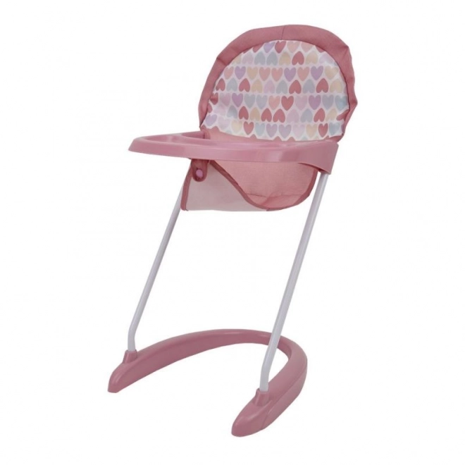 High Chair For Dolls - Heart