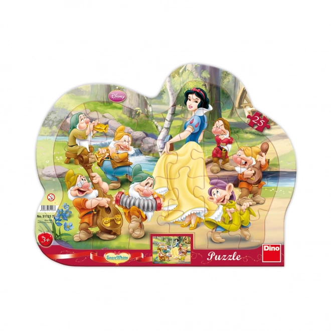 Snow White Shaped Frame Puzzle 25 Pieces