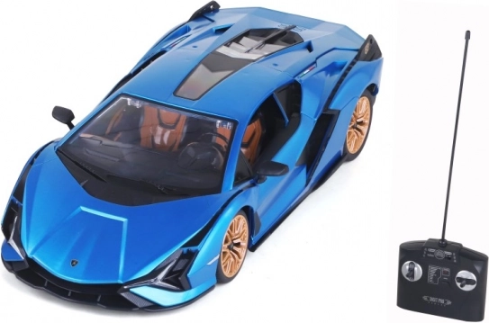 voiture RC Lamborghini Sián 1:14 bleue ou verte