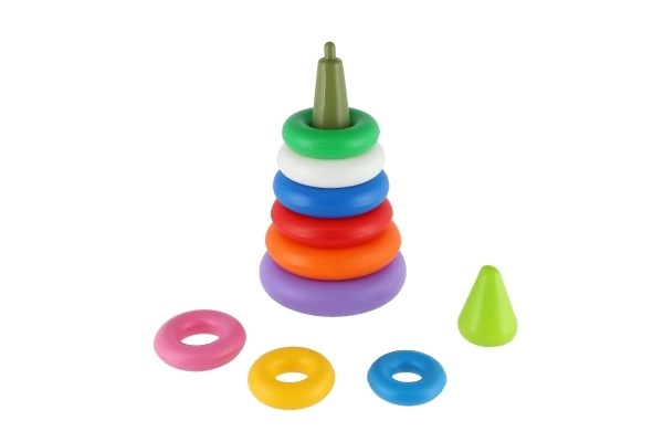 Colorful Ring Stacking Pyramid Toy