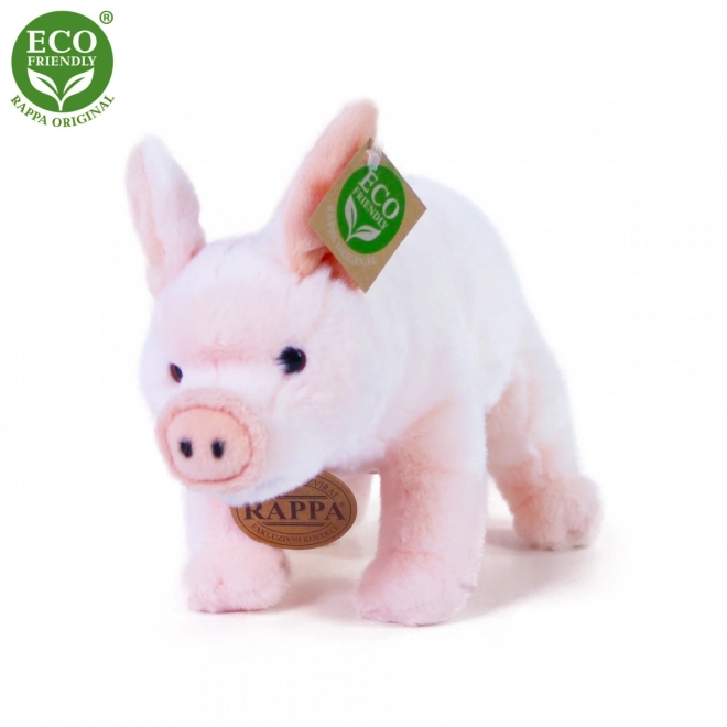 Rappa Plush Pig Standing 20 cm Eco-Friendly