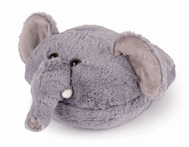 Cozy warm plush slipper elephant