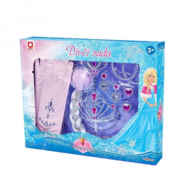 Princess Accessory Set with Gloves - Pink