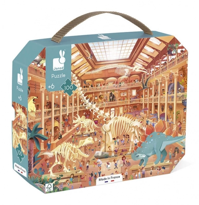 Museum Interior Puzzle with Suitcase - 100 Pieces