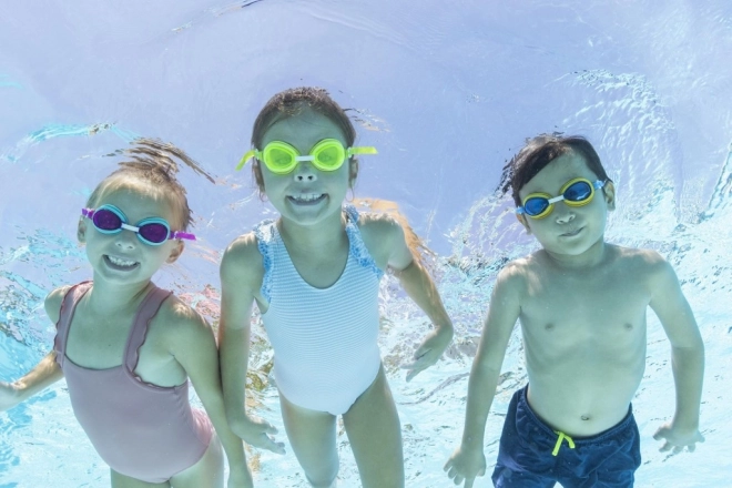 Schwimmbrille Aqua Burst für Kinder - 3er Pack