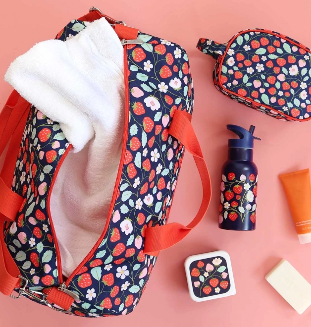 Children's Travel Bag - Strawberries