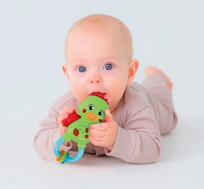 Clementoni Baby Rattle Little Dragon 2-in-1