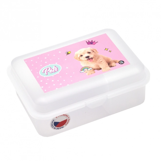 Lunch Box with Compartment Pets Theme