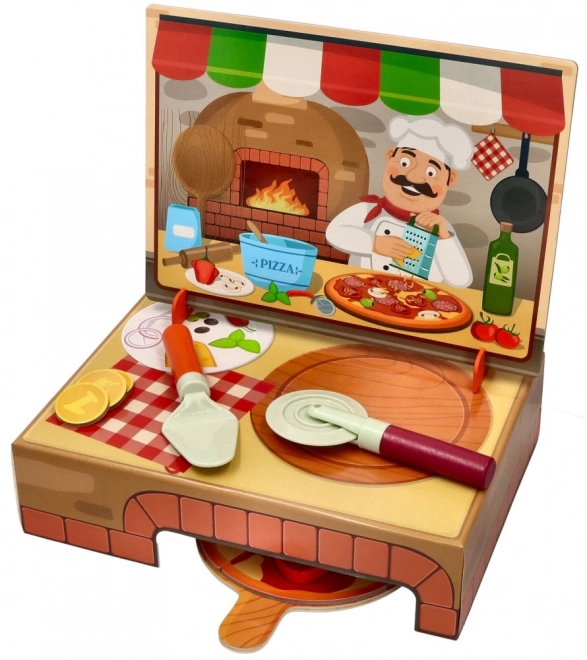 Wooden Pizzeria Set