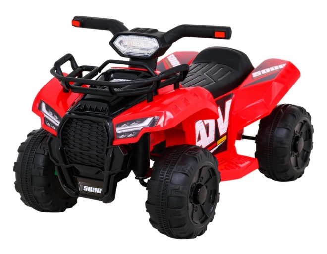 Children's Electric Quad Bike Red with MP3 USB and LED