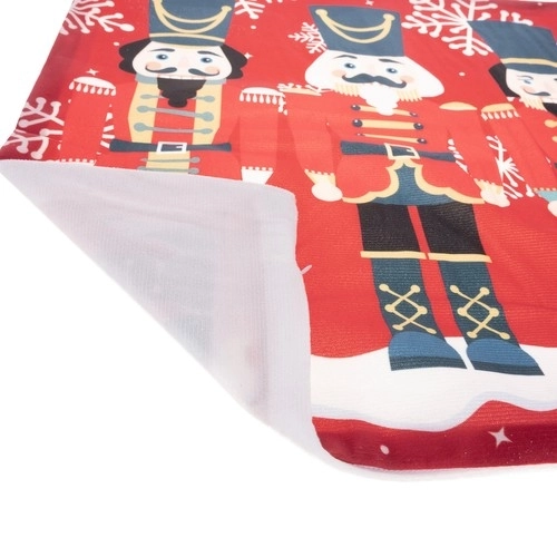 Decorative Holiday Pillow Cover with Nutcracker Design