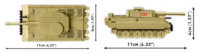 Cobi Tiger 131 Museum Tank Building Set