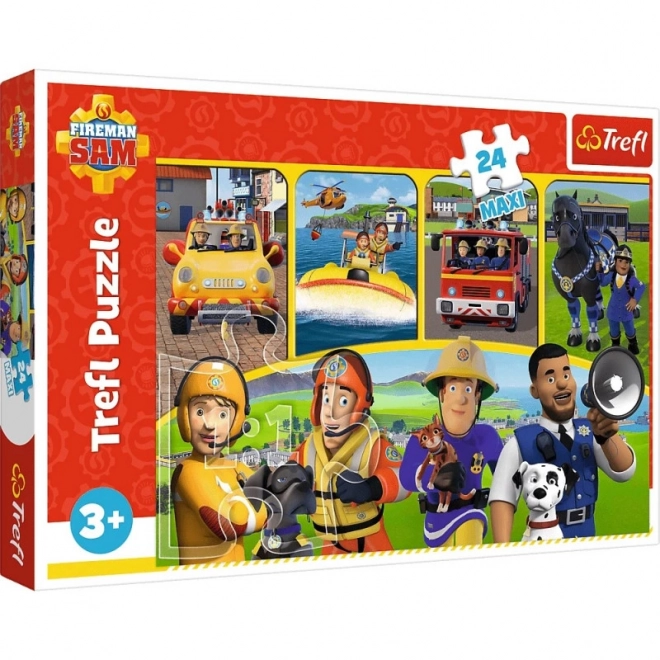 Fireman Sam and Friends Maxi Puzzle 24 Pieces