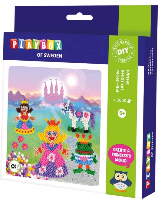 Playbox Princess Iron-on Bead Set