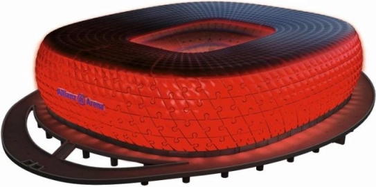 Allianz Arena Building Set Night Edition with LED Lighting