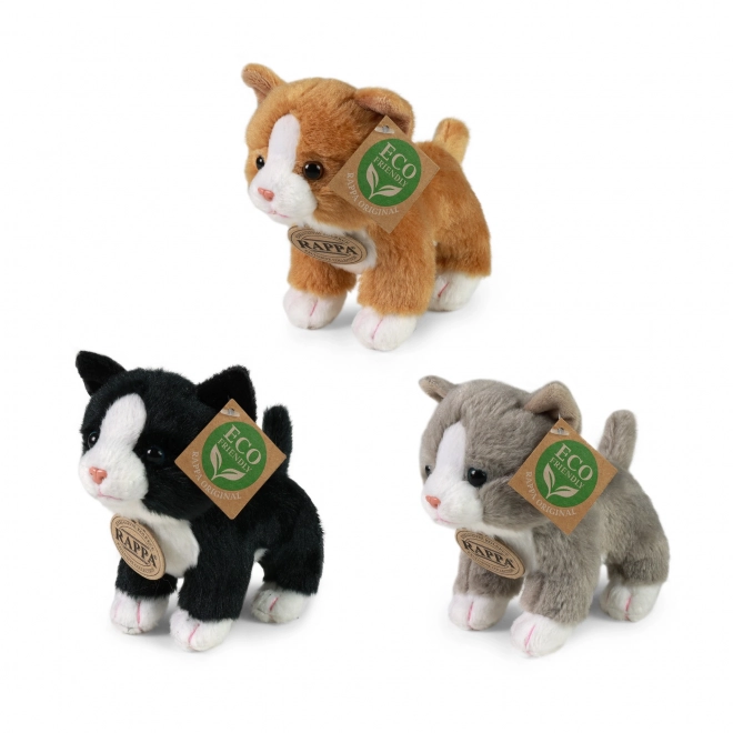 Standing Plush Cat Eco-friendly 14 cm