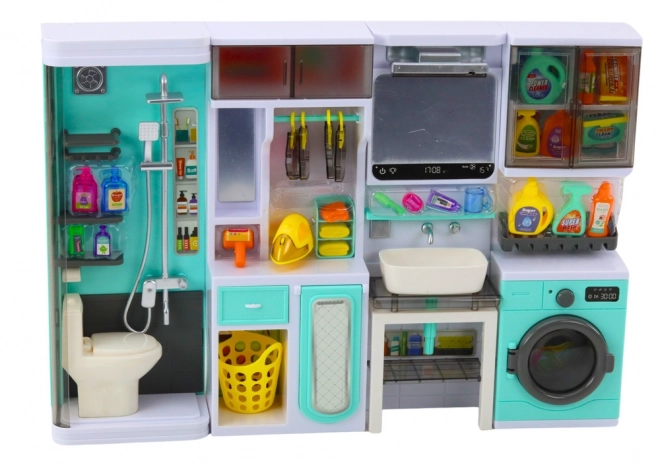 4-in-1 Bathroom Playset with Accessories