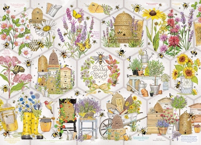 COBBLE HILL Diligent as a Bee Puzzle 500 pieces