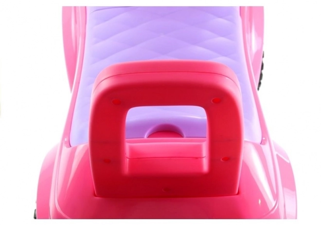 Pink Toddler Ride-On Toy with Lights and Sounds