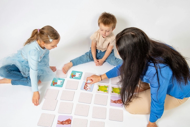 Large Memory Game Barnyard Animals