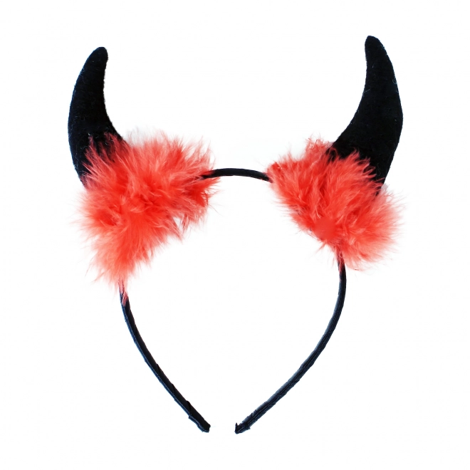 Devilish Horns with Felt and Feathers