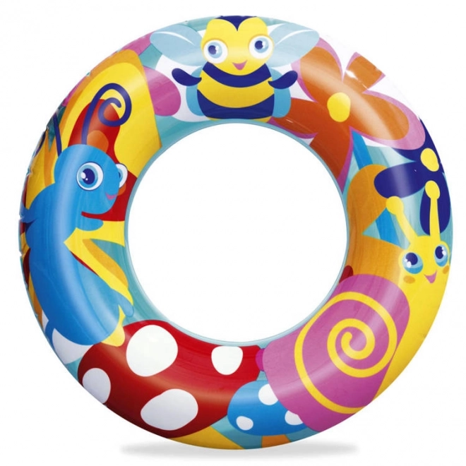 Bestway inflatable swimming ring – meadow