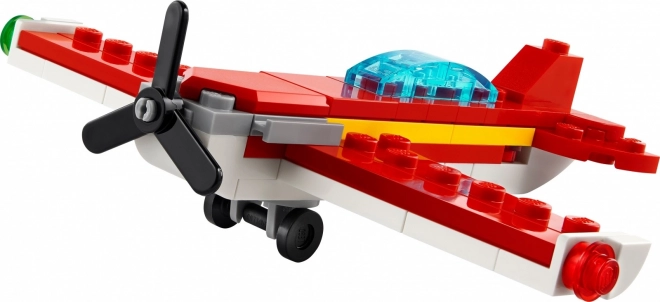 Iconic Red Airplane Building Set