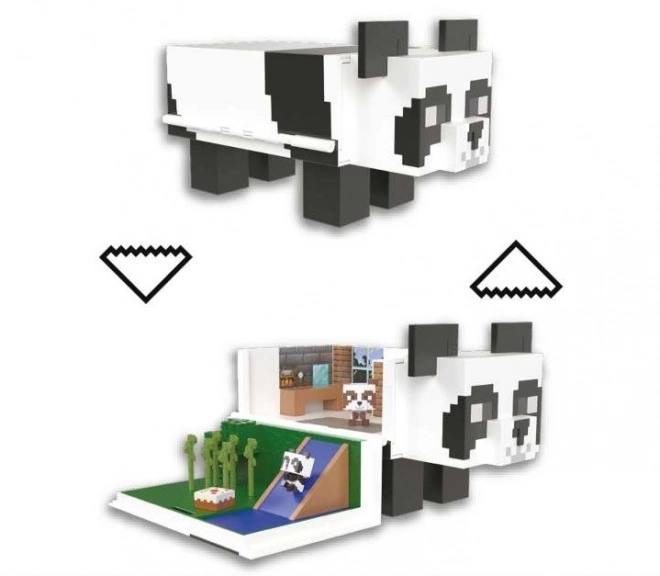 Minecraft Panda Playhouse Set with Two Figures