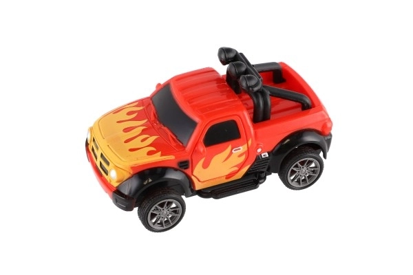 Off-Road Plastic Toy Car with Dual Sides Pull-Back