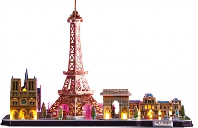 Cubicfun 3D Puzzle CityLine Panorama: Paris 115 Pieces