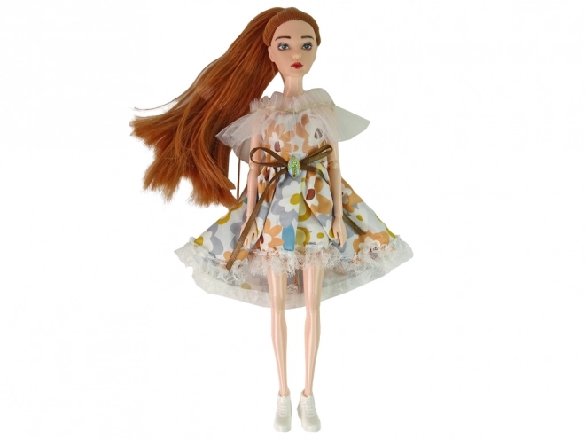 Autumn Magic Emily Doll with Red Hair and Flowers