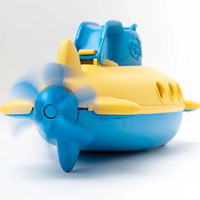 Green Toys Submarine with Blue Handle