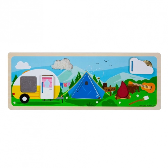 Bigjigs Toys Sensory Camping Puzzle