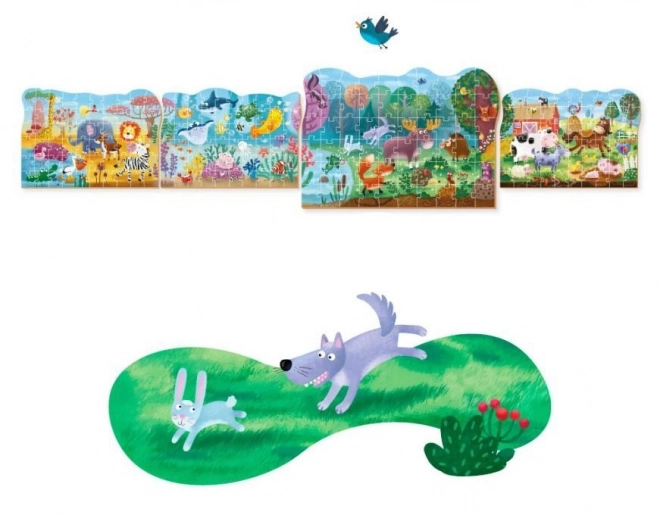 Forest Animals Puzzle for Kids