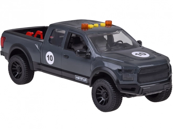 Pickup and Motorcycle Toy Set with Sound and Lights