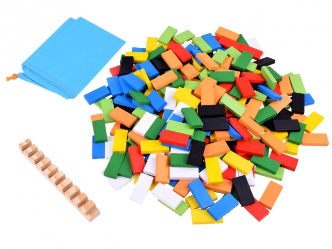 Colorful Wooden Domino Blocks