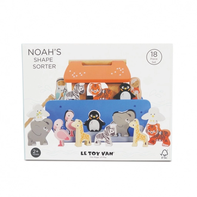 Wooden Noah's Ark Shape Sorter