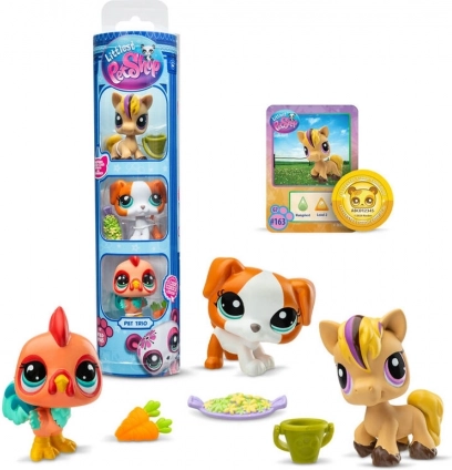Littlest Pet Shop 3 figurice - različne vrste