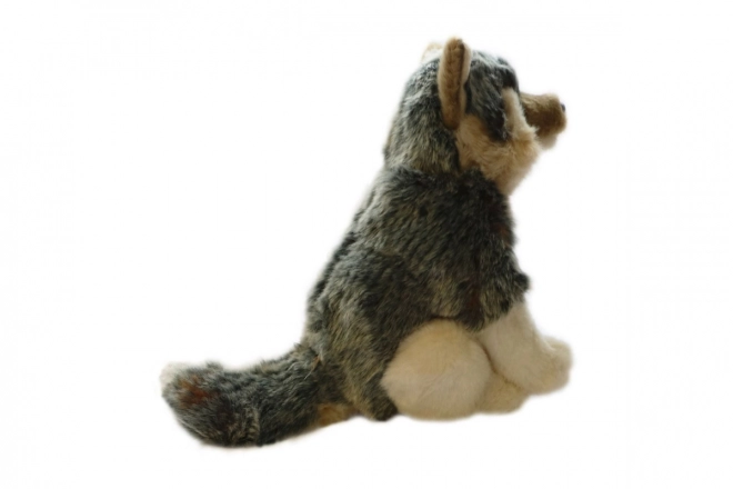 Plush Sitting Wolf