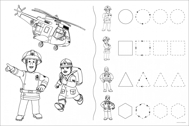 Trefl Double-Sided Puzzle Fireman Sam and His Team