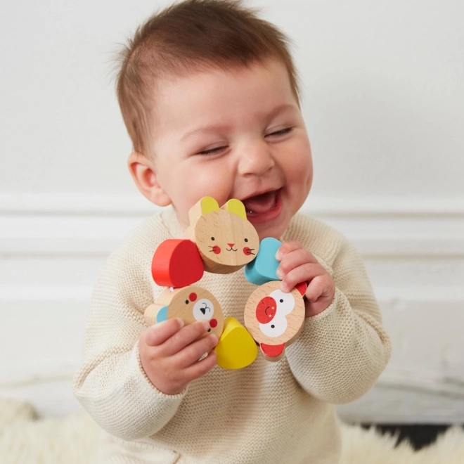 Wooden Animal Teething Toy