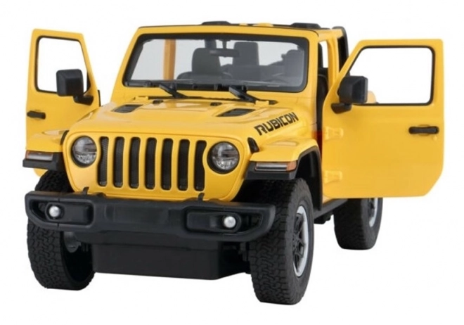 Autó R/C Jeep Wrangler Rubicon 1:14 Rastar – Sárga