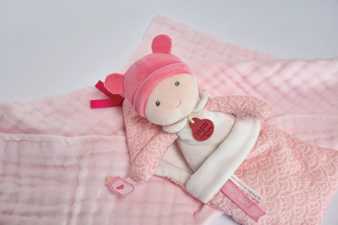 Doudou Doll with Removable Blanket 20 cm