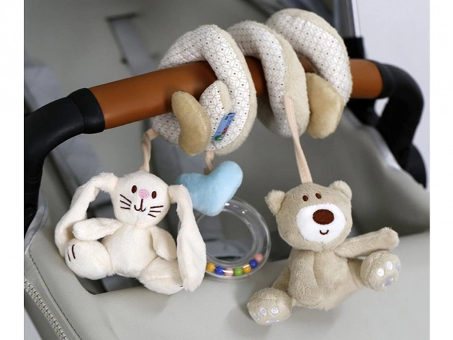 Plush Crib and Stroller Spiral with Toys