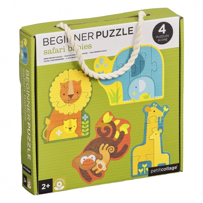 Safari Baby Animals First Puzzle by Petit Collage