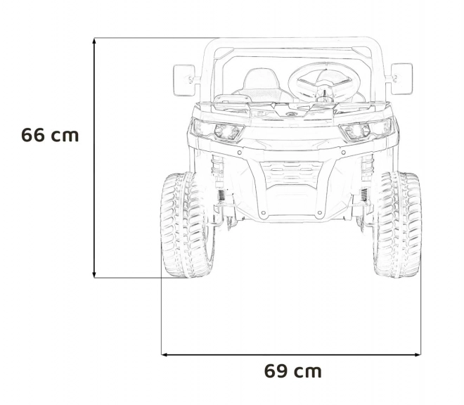 Detské elektrické vozidlo Farmer Truck Speed zelené