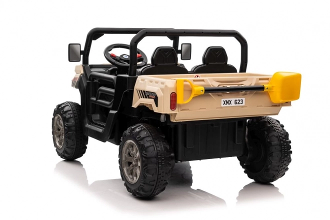 Battery Powered 4x4 Ride-On Car Gold